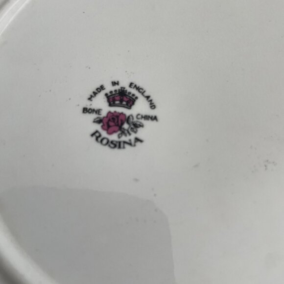 Rosina Made In England Bone China Saucers Lot Of 2 - Picture 7 of 8